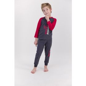 U.S. Polo Assn. Antrasit Bordo Erkek Çocuk Pijama Takımı