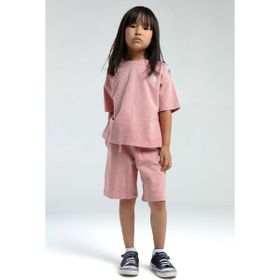 U.S. Polo Assn Bermuda 5 - 6 Yaş - Pembe Kız Çocuk Pijama Takımı