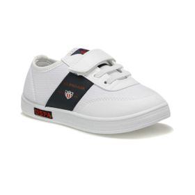 U.S. Polo Assn. Cameron Textile Erkek Çocuk Spor Ayakkabı Beyaz
