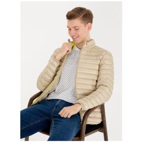 U.S. Polo Assn. CHARLIE23Y Taş Dik Yaka İnce Erkek Mont
