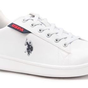 U.S. Polo Assn. Costa 4FX Beyaz Lacivert Kırmızı Kadın Spor Ayakkabı
