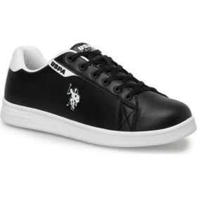 U.S. Polo Assn. Costa 4FX Siyah Beyaz Kadın Spor Ayakkabı