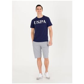 U.S. Polo Assn. DUSTYIY023 Gri Melanj Erkek Sweat Şort
