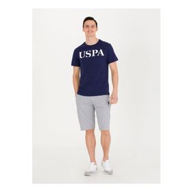 U.S. Polo Assn. DUSTYIY023 Gri Melanj Erkek Sweat Şort