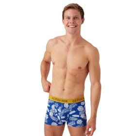 U.S. Polo Assn. Erkek Beyaz 3'lü Boxer