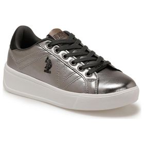 U.S. Polo Assn. Extra Gümüş Kadın Spor Ayakkabı