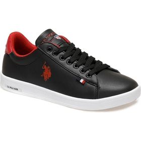 U.S. Polo Assn. Franco 3FX Siyah Kırmızı Erkek Spor Ayakkabı