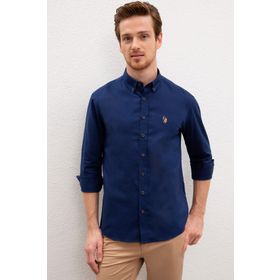 U.S. Polo Assn. G081SZ004.000.980673 Beyaz Erkek Gömlek