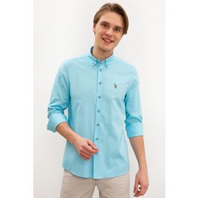 U.S. Polo Assn. G081SZ004.000.980673 Beyaz Erkek Gömlek