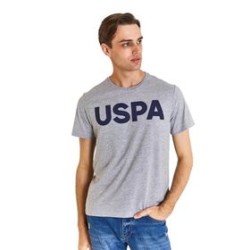 U.S. Polo Assn. G081SZ011-0-1795459 Gri Melanj Erkek T-shirt