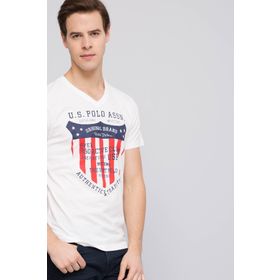 U.S. Polo Assn. G081SZ011 Saks Erkek T-Shirt