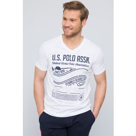 U.S. Polo Assn. G081SZ011 Saks Erkek T-Shirt