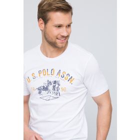 U.S. Polo Assn. G081SZ011 Saks Erkek T-Shirt