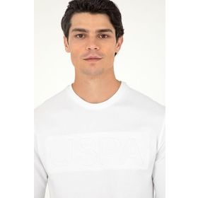 U.S. Polo Assn. G081SZ082-000-1926931 Beyaz Erkek Sweatshirt