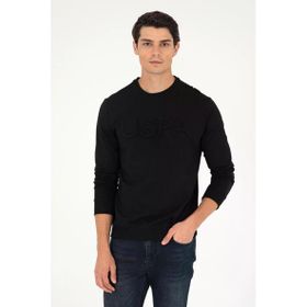 U.S. Polo Assn. G081SZ082-000-1926931 Siyah Erkek Sweatshirt