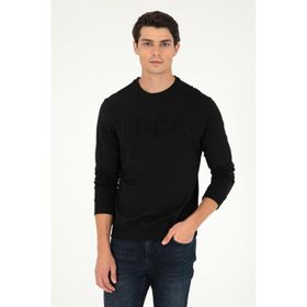 U.S. Polo Assn. G081SZ082-000-1926931 Siyah Erkek Sweatshirt