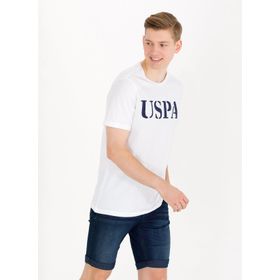 U.S. Polo Assn. GEARTIY023 Bisiklet Yaka Beyaz Erkek T-Shirt