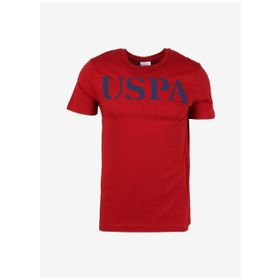 U.S. Polo Assn. GEARTIY023 Bordo Bisiklet Yaka Erkek T-Shirt
