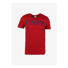 U.S. Polo Assn. GEARTIY023 Bordo Bisiklet Yaka Erkek T-Shirt