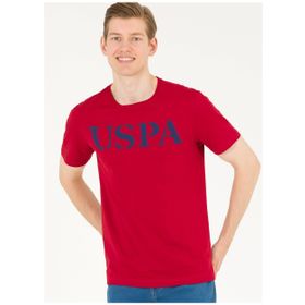 U.S. Polo Assn. GEARTIY023 Bordo Bisiklet Yaka Erkek T-Shirt
