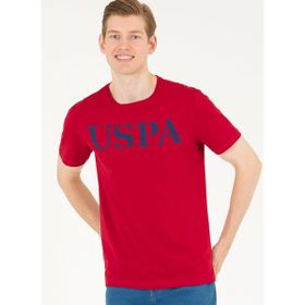 U.S. Polo Assn. GEARTIY023 Bordo Bisiklet Yaka Erkek T-Shirt