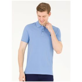 U.S. Polo Assn. GTP04IY023 Polo Yaka Mavi Erkek T-Shirt