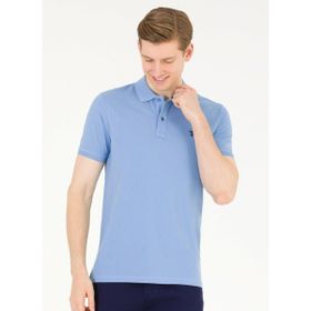 U.S. Polo Assn. GTP04IY023 Polo Yaka Mavi Erkek T-Shirt