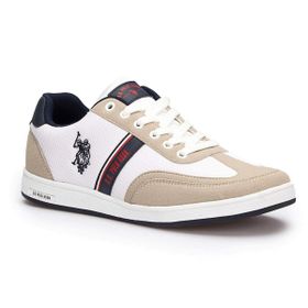 U.S. Polo Assn. Kares Beyaz 01Z Erkek Spor Ayakkabı