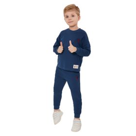 U.S. Polo Assn. Lacivert Erkek Çocuk Pijama Takımı