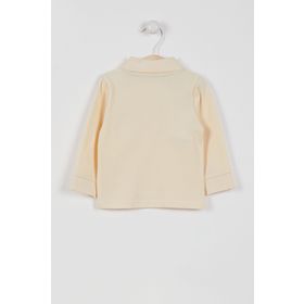 U.S. Polo Assn. Lisanslı Classic Fildişi Bebek Uzun Kol Yakalı Sweatshirt