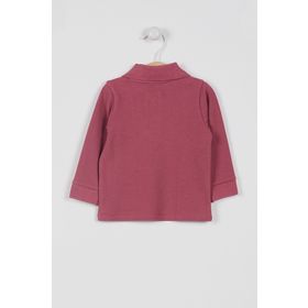 U.S. Polo Assn. Lisanslı Classic Gül Kurusu Bebek Uzun Kol Yakalı Sweatshirt
