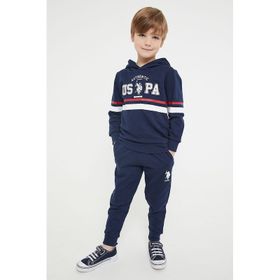 U.S. Polo Assn. Lisanslı Lacivert Erkek Çocuk Eşofman Takım