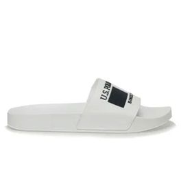U.S. Polo Assn. Nico 3FX Beyaz Logolu Erkek Terlik
