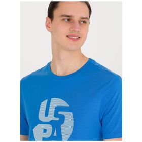 U.S. Polo Assn. ONZA Bisiklet Yaka Saks Erkek T-Shirt