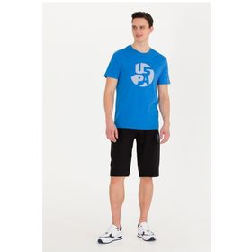 U.S. Polo Assn. ONZA Bisiklet Yaka Saks Erkek T-Shirt