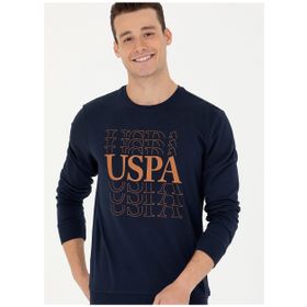 U.S. Polo Assn. OTHES Bisiklet Yaka Lacivert Erkek Sweatshirt
