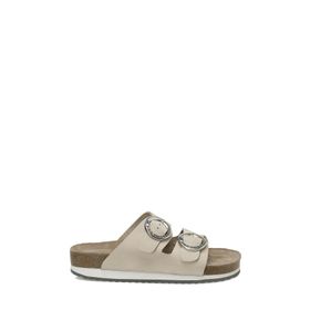 U.S. Polo Assn. Plain NU 5FX Bej Kadın Mantar Terlik