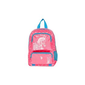 U.S. Polo Assn. PLÇAN20184 Üç Bölmeli Pembe Turkuaz Anaokul Çantası