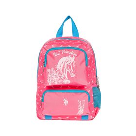 U.S. Polo Assn. PLÇAN20184 Üç Bölmeli Pembe Turkuaz Anaokul Çantası