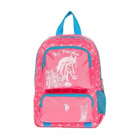 U.S. Polo Assn. PLÇAN20184 Üç Bölmeli Pembe Turkuaz Anaokul Çantası