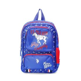 U.S. Polo Assn. PLÇAN20186 Üç Bölmeli Lacivert Kırmızı Anaokul Çantası