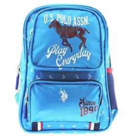 U.S. Polo Assn. PLÇAN20187 Üç Bölmeli Mavi Lacivert Anaokul Çantası
