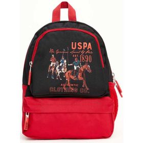 U.S. Polo Assn. PLÇAN22043 Siyah Kırmızı Erkek Çocuk Sırt Çantası