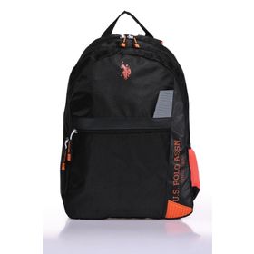 U.S. Polo Assn. PLÇAN22194 Siyah Turuncu Unisex Sırt Çantası