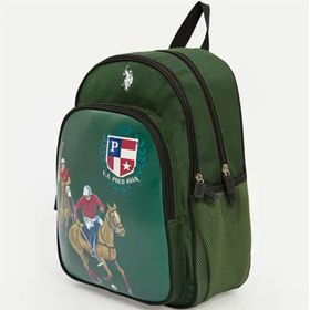 U.S. Polo Assn. PLÇAN23300 Siyah Yeşil Erkek Çocuk Sırt Çantası
