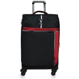 U.S. Polo Assn. PLVLZ22801BO Siyah Kumaş Unisex Orta Boy Valiz