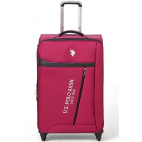 U.S. Polo Assn. PLVLZ22818A-B Bordo Kumaş Unisex Büyük Boy Valiz
