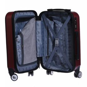 U.S. Polo Assn. PLVLZ22821A Bordo Büyük Boy Unisex Bavul
