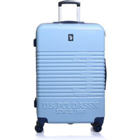 U.S. Polo Assn. PLVLZ22833A Açık Mavi Büyük Boy Unisex Bavul