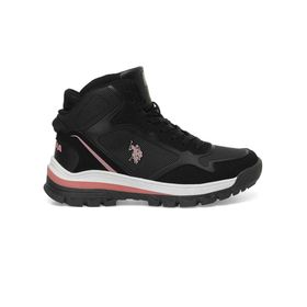 U.S. Polo Assn. Sagan HI WMN 4PR Siyah Kadın Outdoor Bot